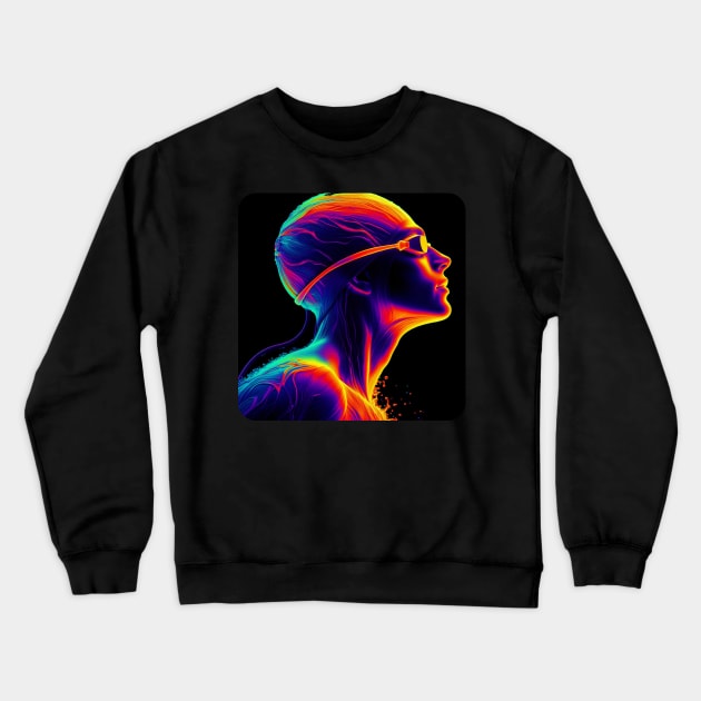 Thermal Image - Sport #44 Crewneck Sweatshirt by The Black Panther